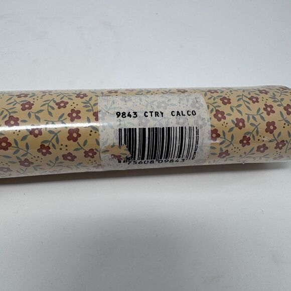 Vintage 1985 Rubbermaid Country Calico Con-Tact Shelf Paper Roll Self Adhesive - Picture 4 of 5
